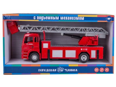 Игрушка Zhorya Пожарная машина из серии Городской транспорт 1-00392043_6
