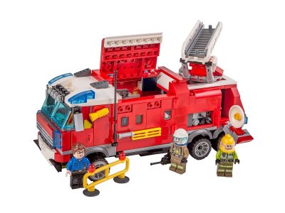 Конструктор Qman Пожарная машина 366 детали 1-00392052_1