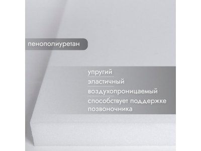 УЦЕНКА! Матрас Капризун Алое вера ППУ с кокосом, высота 10 см 1-00395692_6