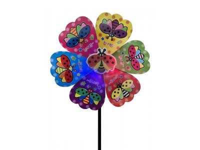 Вертушка Наша Игрушка Цветик со светом 24 см, держатель 40 см 1-00395752_5