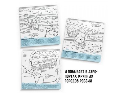 Раскраска Magniart Самолеты и аэропорты России 1-00396998_5