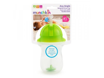 Поильник-чашка детская Munchkin, Click Lock с трубочкой без ручек 280 мл 1-00225294_5