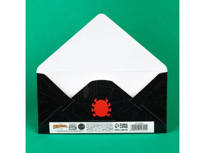 Открытка-конверт для денег Человек Паук 1-00397660_3