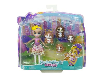 Кукла Mattel Enchantimals Glee Guinea Pig & Family Морская свинка и ее семья 1-00397919_2