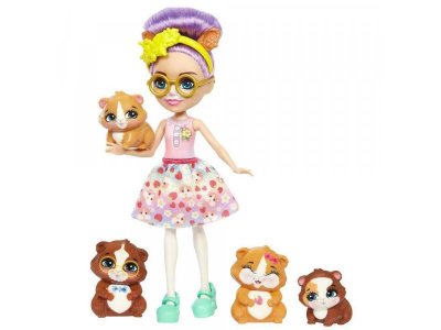 Кукла Mattel Enchantimals Glee Guinea Pig & Family Морская свинка и ее семья 1-00397919_1