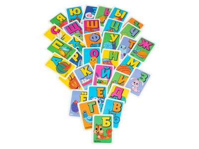 Игра настольная Dream Makers Board Games IQ-карточки. Азбука, Цифры, IQ Мемо 1-00398277_2