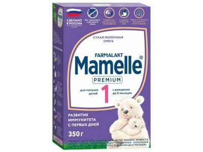 Смесь Mamelle Premium 1 сухая молочная адаптированная начальная 0-6 мес. 350 г 1-00398398_1