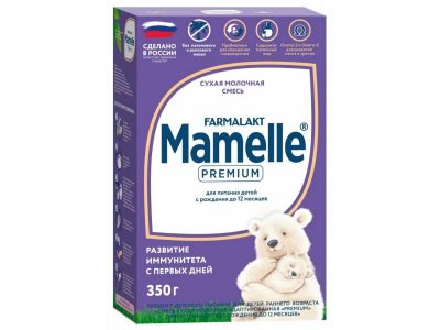 Смесь Mamelle Premium сухая молочная адаптированная 0-12 мес. 350 г 1-00398400_1