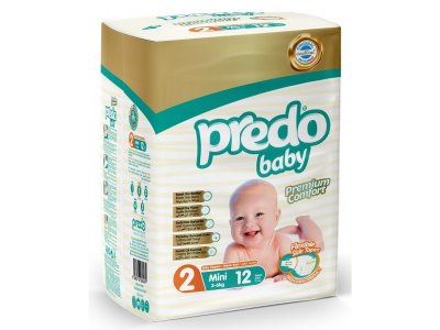 Подгузники Predo Baby Mini 2 (3-6 кг), 12 шт. 1-00399680_1