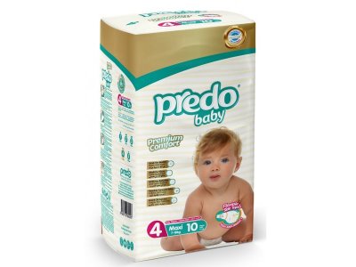 Подгузники Predo Baby Maxi 4 (7-18 кг), 10 шт. 1-00399682_1