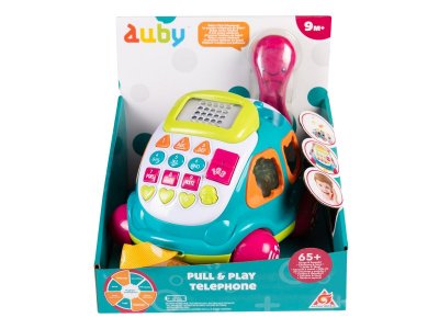 Игрушка развивающая Auby Сортер-каталка Телефон, свет/звук 1-00399767_16