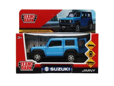 Игрушка Технопарк Машина Suzuki Jimny двери, багаж, инерционная 11,5 см 1-00399534_1