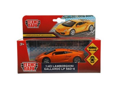 Игрушка Технопарк Машина Lamborghini Gallardo lp560-4, двери, инерционная 11,4 см 1-00399558_1