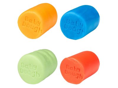 Тесто для лепки BabyDough набор 4 цвета 1-00400529_5