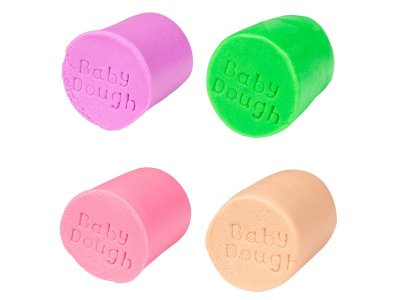 Тесто для лепки BabyDough набор 4 цвета 1-00400530_5