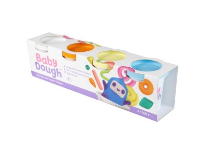 Тесто для лепки BabyDough набор 4 цвета 1-00400531_3
