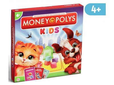 Игра настольная Лас Играс Kids экономическая Money Polys Kids 1-00400774_1