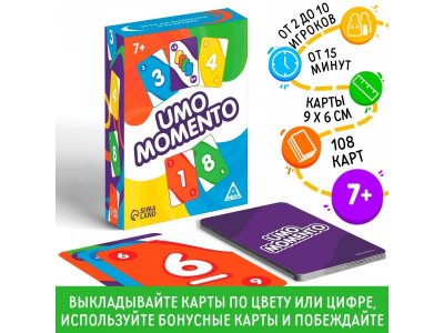 Игра настольная Лас Играс Kids Umo Momento 108 карт 1-00400775_1