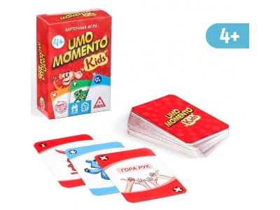 Игра карточная Лас Играс Kids Umo Momento Kids 70 карт 1-00400776_1