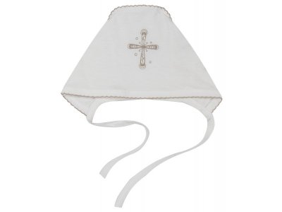 Комплект для крещения Leratutti cорочка-платье, чепчик, уголок 90*90 см 1-00397617_9