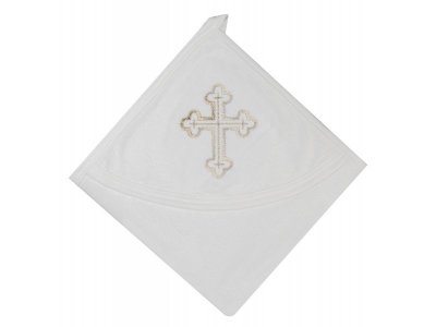 Пеленка-уголок для крещения Leratutti 90*90 см 1-00397620_1