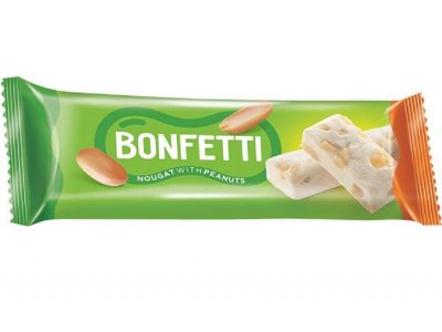 Батончик Bonfetti ванильная нуга с жареным арахисом 25 г 1-00401707_1