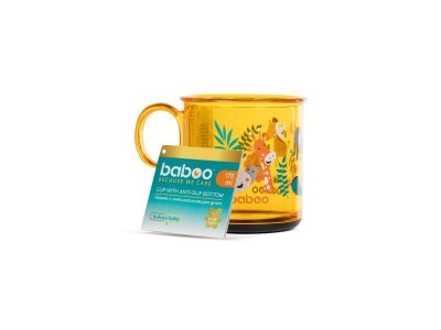 Чашка Baboo Safari с антискользящим дном 170 мл 12 мес+ 1-00402774_4