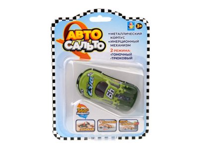 Игрушка 1Toy Драйв Авто Сальто машинка металлическая, прыгающая, инерционная, 9 см 1-00403423_9