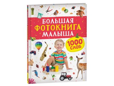 Книга Росмэн Большая фотокнига малыша. 1000 слов 1-00403803_1