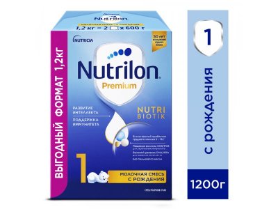 Смесь Nutrilon 1 Premium молочная, 1200 г 1-00196293_2