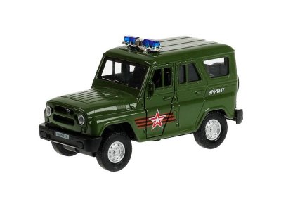 Игрушка Технопарк Uaz Hunter Армия России 12 см, свет, звук, инерц.мех. 1-00403656_1