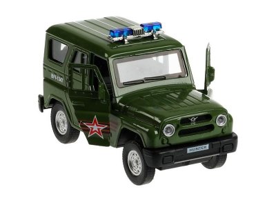 Игрушка Технопарк Uaz Hunter Армия России 12 см, свет, звук, инерц.мех. 1-00403656_5