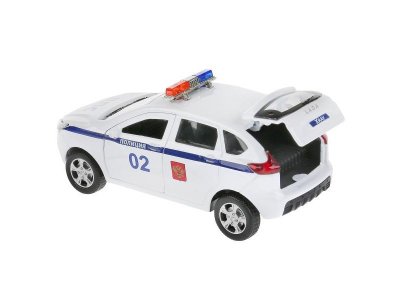 Игрушка Технопарк Lada Xray Полиция 12 см, инерционный механизм 1-00403667_5