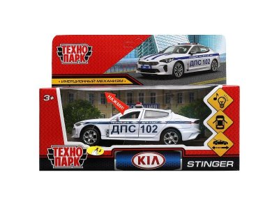 Игрушка Технопарк Kia Stinger Полиция 12 см, свет, звук,инерционный мех. 1-00403669_2