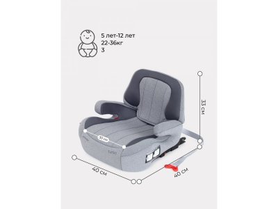 Автокресло Rant Turbo Isofix Active Line 22-36 кг, группа 3 1-00403706_6