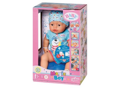 Кукла Zapf Baby born интерактивная мальчик с магическими глазками 43 см 1-00387882_9
