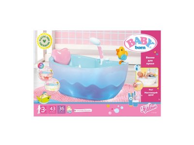 Ванна для кукол Zapf Baby born с Уточкой, свет/звук 1-00405398_2