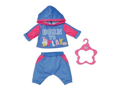 Одежда для куклы Zapf Baby born Спортивный костюм для кукол 43 см, вешалка 1-00405410_1