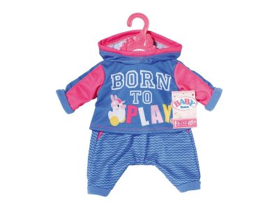 Одежда для куклы Zapf Baby born Спортивный костюм для кукол 43 см, вешалка 1-00405410_2