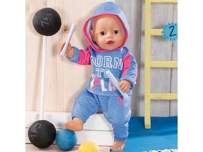 Одежда для куклы Zapf Baby born Спортивный костюм для кукол 43 см, вешалка 1-00405410_5