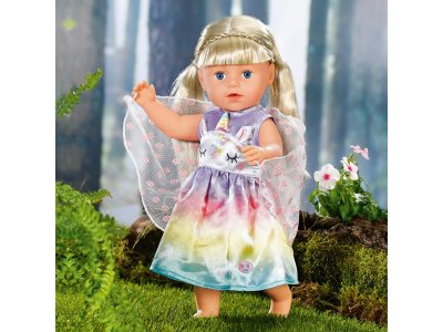 Одежда для куклы Zapf Baby born Платье Бабочка для кукол 43 см, вешалка 1-00405413_5
