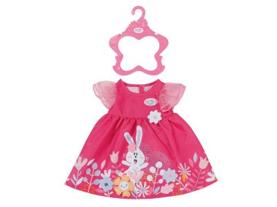 Одежда для куклы Zapf Baby born Платье с цветами для кукол 43 см, вешалка 1-00405414_1