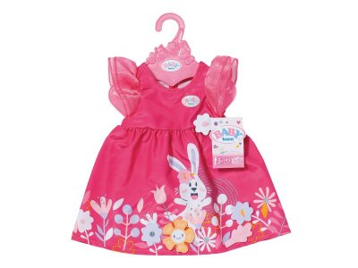 Одежда для куклы Zapf Baby born Платье с цветами для кукол 43 см, вешалка 1-00405414_2