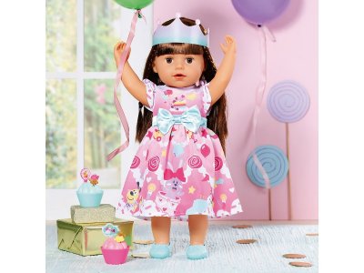 Одежда для куклы Zapf Baby born Платье Праздничное для кукол 43 см, коробка 1-00405415_10