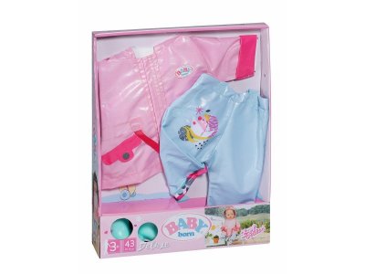 Одежда для куклы Zapf Baby born Набор Дождевик для кукол 43 см, коробка 1-00405419_8