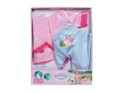 Одежда для куклы Zapf Baby born Набор Дождевик для кукол 43 см, коробка 1-00405419_9