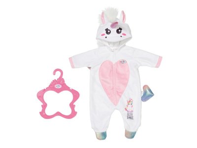 Одежда для куклы Zapf Baby born Комбинезон Единорог для кукол 43 см, вешалка 1-00405421_1