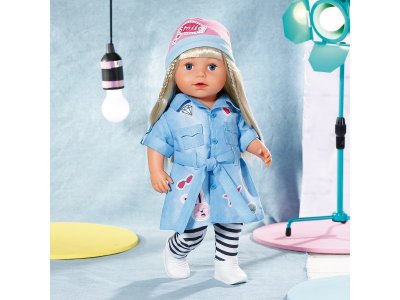 Одежда для куклы Zapf Baby born Набор Джинсовый для кукол 43 см, коробка 1-00405422_2