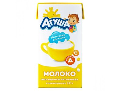 Молоко Агуша детское 3,2% 500 г 1-00000286_2