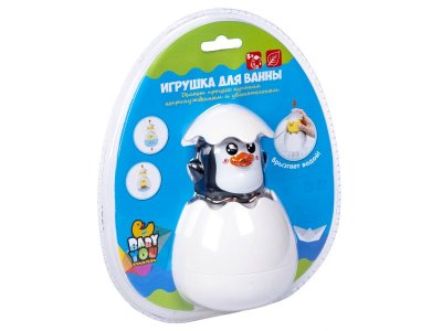 Игрушка для купания Bondibon Пингвин Baby You в яйце с брызгалкой 1-00405765_4